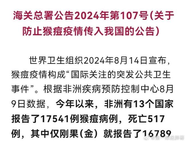 今日科普一下！发现一猴痘病毒疫情_2024最新更新